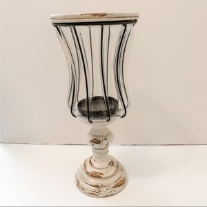 French Country / Antique Look Candle Holder